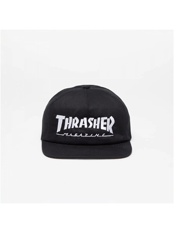 Thrasher Mag Logo Snapback Black White