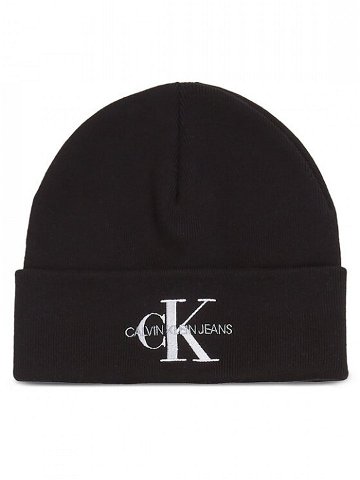 Calvin Klein Jeans Sada čepice a šál Gifting Logo Beanie Scarf K60K611418 Černá