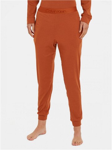 Calvin Klein Underwear Pyžamové kalhoty 000QS7004E Hnědá Regular Fit