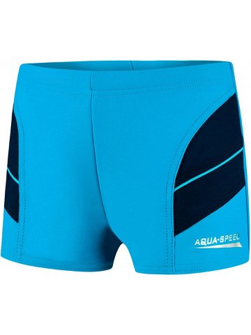 AQUA SPEED Plavecké šortky Andy Blue Navy Blue Pattern 24 152
