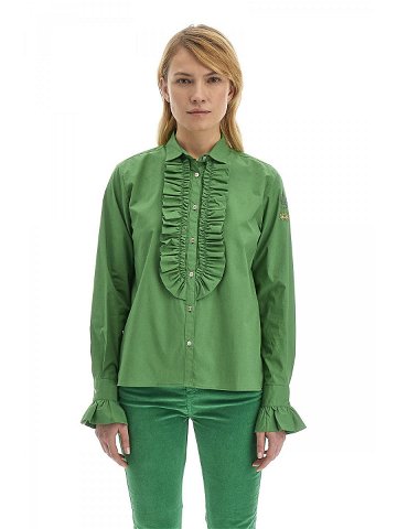 Košile la martina woman shirt l s poplin zelená 6