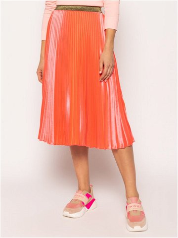 Silvian Heach Plisovaná sukně Remire CVP20161GO Růžová Regular Fit