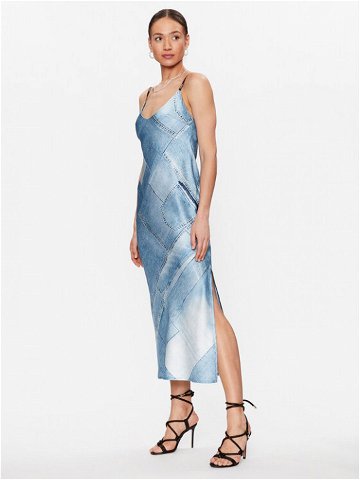 Hugo Večerní šaty Kasra-1 50487914 Modrá Slim Fit