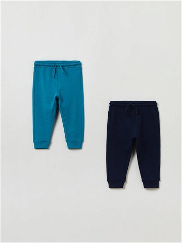OVS Teplákové kalhoty 1847401 Modrá Regular Fit