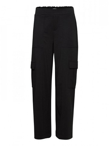 ICHI Kalhoty z materiálu 20120199 Černá Regular Fit