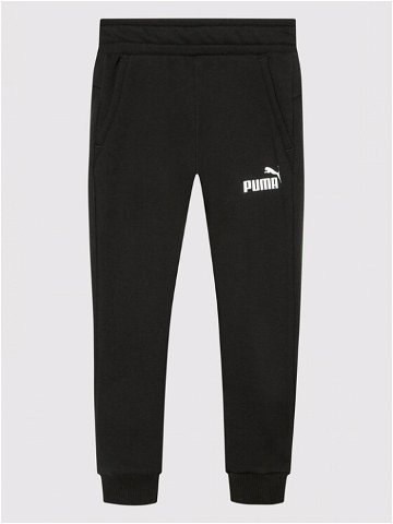 Puma Teplákové kalhoty Essential Logo 586974 Černá Regular Fit