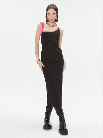 Versace Jeans Couture Každodenní šaty 75HAO976 Černá Slim Fit