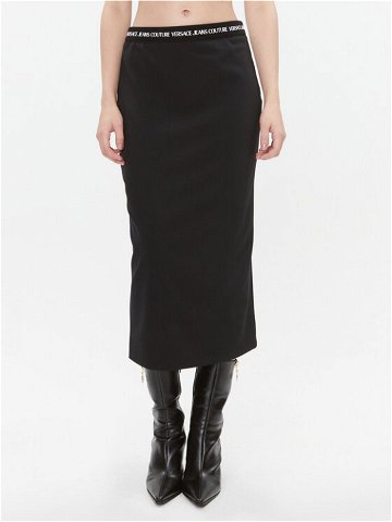 Versace Jeans Couture Pouzdrová sukně 75HAE806 Černá Regular Fit