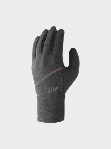Pletené rukavičky Touch Screen unisex – šedé