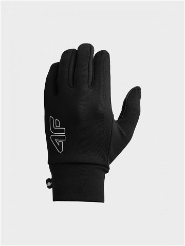 Dětské pletené rukavičky Touch Screen – černé