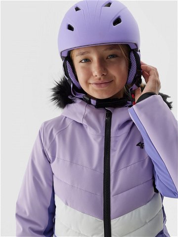 Dívčí lyžařská bunda membrána 10000 – fialová