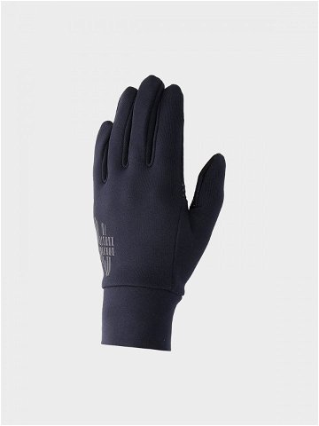 Dětské pletené rukavičky Touch Screen – tmavě modré