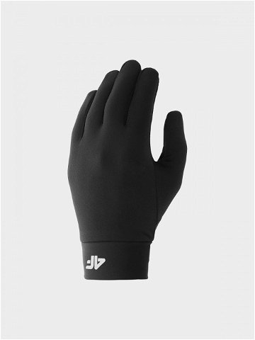 Fleecové rukavičky Touch Screen unisex – černé