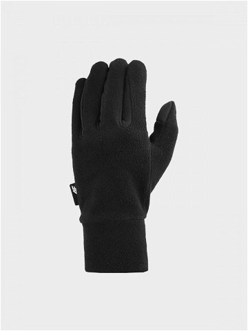 Fleecové rukavičky Touch Screen unisex – černé