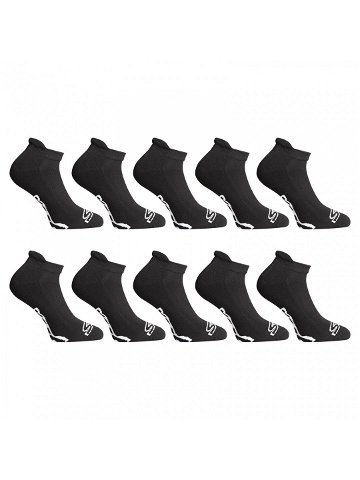 10PACK ponožky Styx nízké černé 10HN960 XL