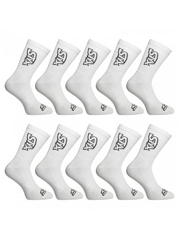 10PACK ponožky Styx vysoké šedé 10HV1062 S