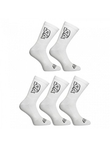 5PACK ponožky Styx vysoké šedé 5HV1062 S