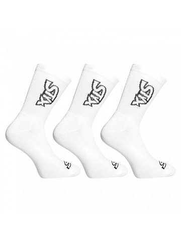 3PACK ponožky Styx vysoké bílé 3HV1061 XL