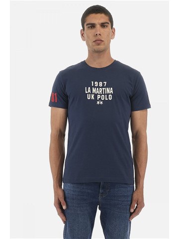 Tričko la martina man t-shirt s s jersey modrá xxxl