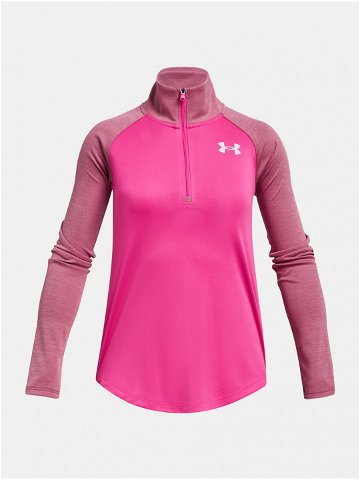 Růžové holčičí sportovní tričko Under Armour Tech