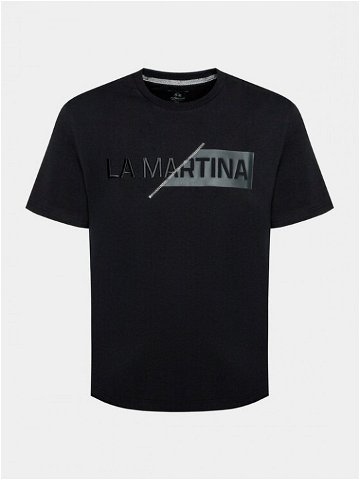 La Martina T-Shirt Wakely WMR312 JS324 Černá Regular Fit