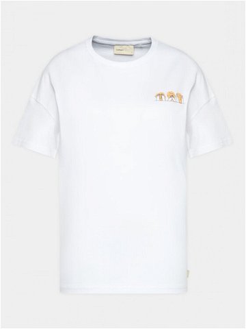Outhorn T-Shirt OTHAW23TTSHF0843 Bílá Regular Fit