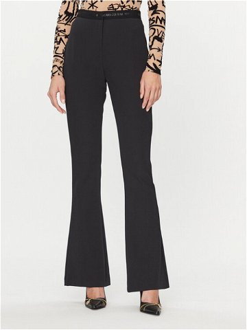 Versace Jeans Couture Kalhoty z materiálu 75HAA107 Černá Slim Fit