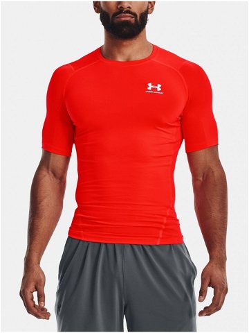 Červené pánské sportovní tričko Under Armour UA HG Armour Comp SS