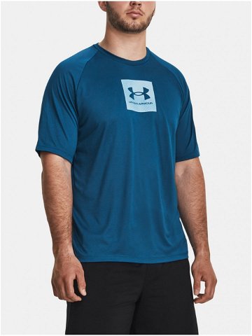 Tmavě modré sportovní tričko Under Armour UA Tech Prt Fill SS