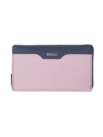Dámská kožená peněženka SG-27622 růžová modrá