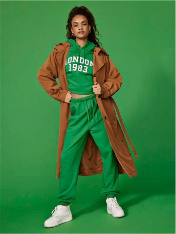 ONLY Teplákové kalhoty Toddy 15311686 Zelená Regular Fit