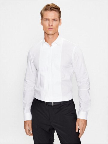 Calvin Klein Košile Evening K10K112092 Bílá Slim Fit