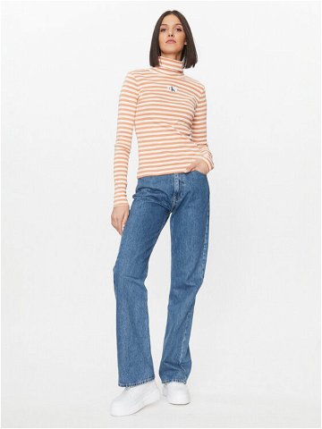 Calvin Klein Jeans Rolák J20J222246 Oranžová Slim Fit