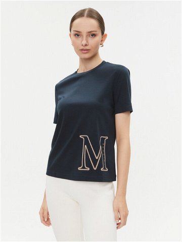 Max Mara Leisure T-Shirt Monviso 2339760336 Tmavomodrá Regular Fit
