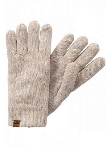 Rukavice camel active knitted gloves hnědá s