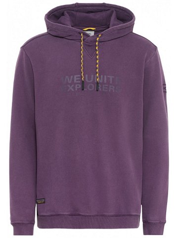 Mikina camel active hoodie sweatshirt fialová s