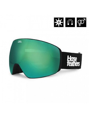HORSEFEATHERS Snowboardové brýle Scout – black mirror green BLACK