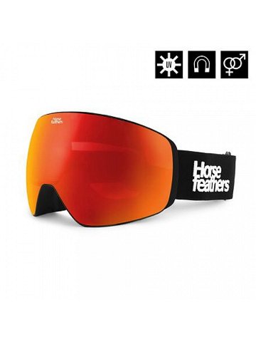 HORSEFEATHERS Snowboardové brýle Scout – black mirror red BLACK