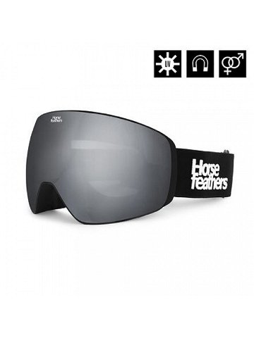 HORSEFEATHERS Snowboardové brýle Scout – black mirror silver BLACK