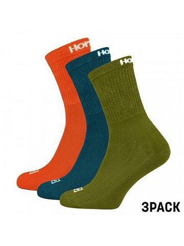 HORSEFEATHERS Ponožky Delete 3Pack – multicolor III GREEN velikost 8 – 10