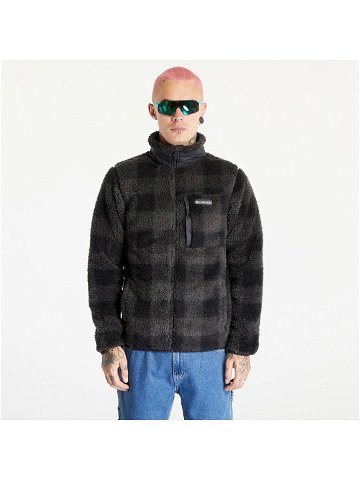 Columbia Winter Pass Print Fleece Full Zip Jacket Black Check