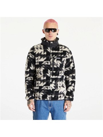Columbia Winter Pass Print Fleece Full Zip Jacket Black White