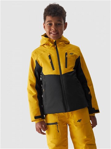Chlapecká lyžařská bunda membrána 10000 – žlutá