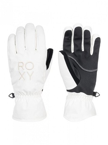 Roxy dámské zimní rukavice Freshfield Glov Egret Bílá Velikost S