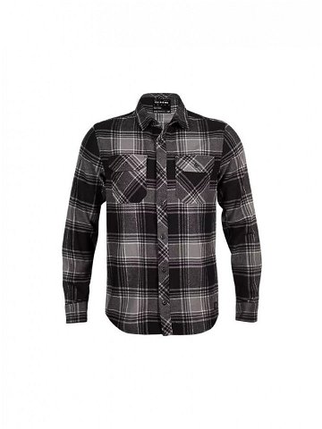 Fox pánská košile Traildust Flannel Black Černá Velikost XXL 100 bavlna