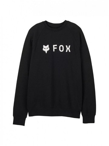 Fox pánská mikina Absolute Fleece Crew Black Černá Velikost XL