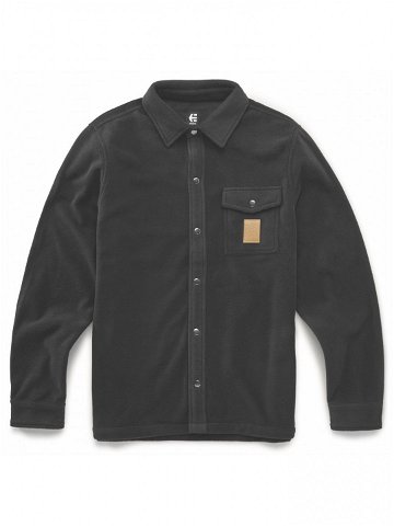 Etnies pánská košile Woodsman Fleece Black Černá Velikost XXL