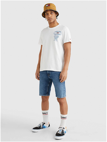 Krémová pánská vzorovaná košile Tommy Jeans