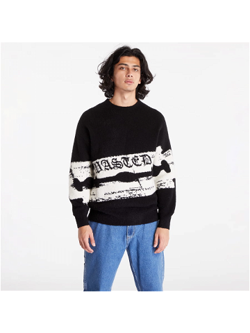 Wasted Paris Sweater Razor Pilled Black White