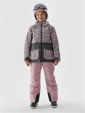 Dívčí lyžařská bunda membrána 8000 – multibarevná